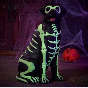 Black Lab Halloween Dog Blow Mold 2024